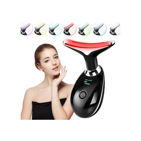 Luvisti 7-color facial and neck massager for skin rejuvenation